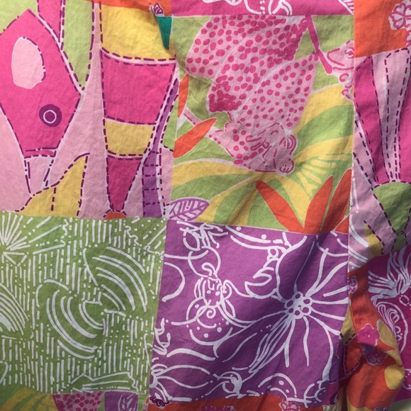 Lilly Pulitzer Patchwork Pants Size 8 - Picture 5 of 7